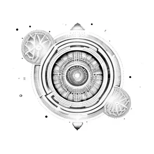 arc reactor mixec with triquet tattoo design idea