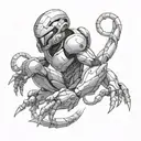 Samus Aran spider ball morphing tattoo design idea