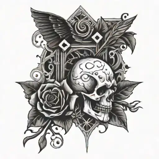 Rammstein lyrics and imagery tattoo design idea