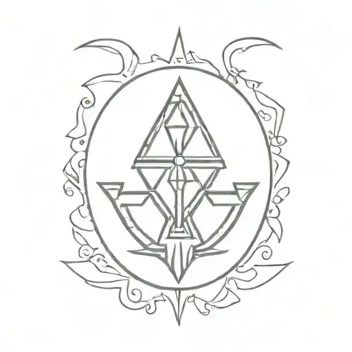 zelda ocarina of time tattoo design idea