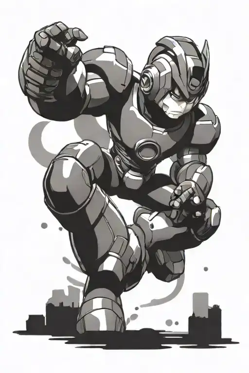 megaman tattoo design idea