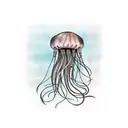 Jellyfish tattoo design idea