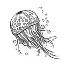 Jellyfish tattoo design idea
