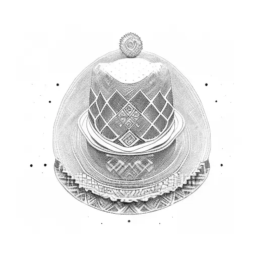 sombrero hombre ecuador  tattoo design idea