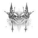 Gemini Twins tattoo design idea