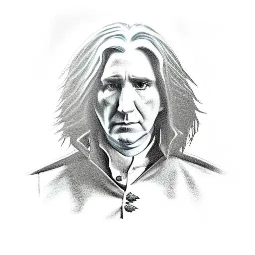 severus snape tattoo design idea