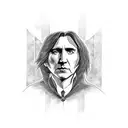 severus snape tattoo design idea