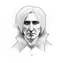 severus snape tattoo design idea