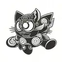 Jigglypuff heartless tattoo design idea