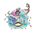 belonging to someone else, letting go of control, learning to be vulnerable, accepting the passage of time tattoo design idea