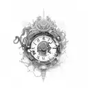 belonging to someone else, letting go of control, learning to be vulnerable, accepting the passage of time tattoo design idea