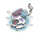 belonging to someone else, letting go of control, learning to be vulnerable tattoo design idea