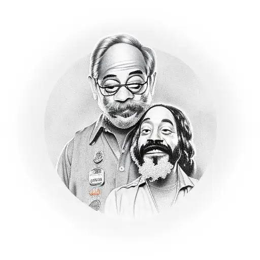 cheech and Chong  tattoo design idea