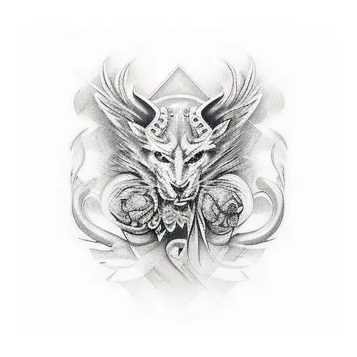 Erzengel michael in plattenrüstung mit schild und schwert tattoo design idea