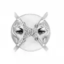 two mirrors facing each other tattoo design idea