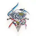 Muse tattoo design idea