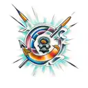 Muse tattoo design idea