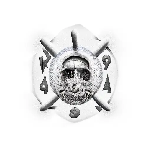 bingo tattoo design idea