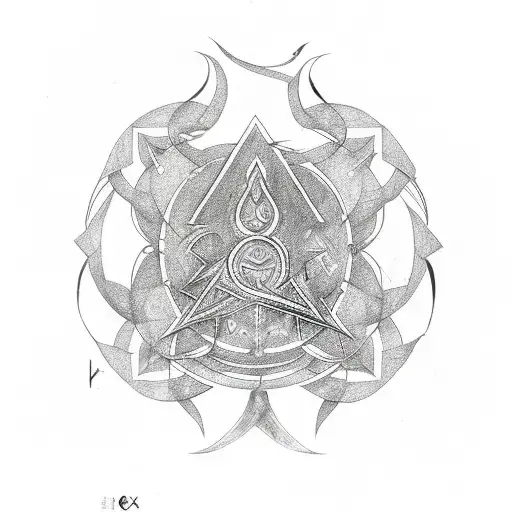 Ankh Symbol tattoo design idea