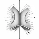 An open book with a trail of footprints leading into it, representing the love for learning and exploration tattoo design idea