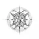 chi-rho tattoo design idea