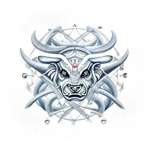 Geminis  zodiac tattoo design idea