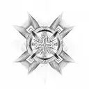 Maltese Cross  tattoo design idea
