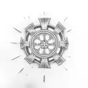 Maltese Cross  tattoo design idea