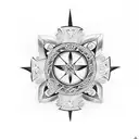 Maltese Cross  tattoo design idea