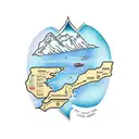 west coast trail line map tattoo design idea