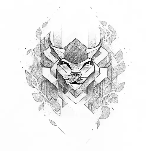 thight tattoo related to the brazilian rainforest tattoo design idea