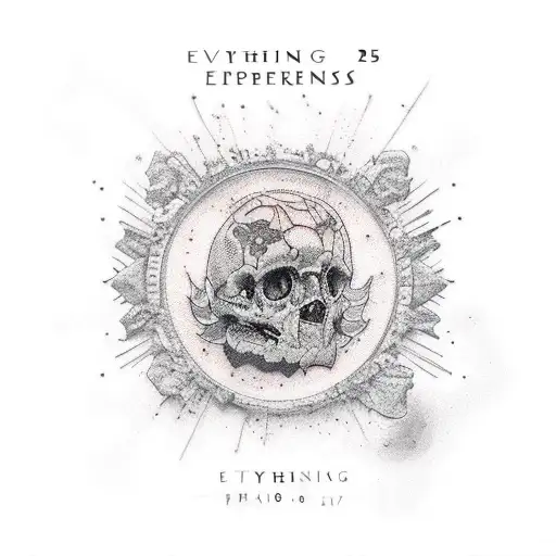 everything happens for a reason 2015 2017 tattoo design idea