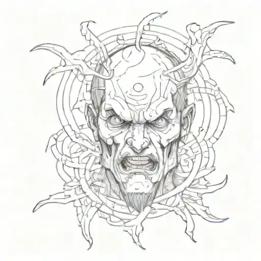 hate angry nobody loves me tattoo design idea