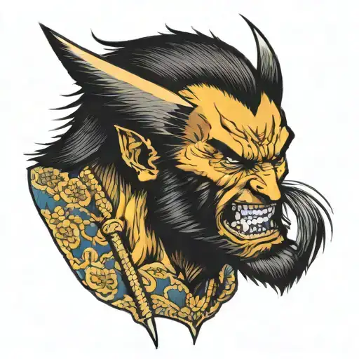Wolverine tattoo design idea