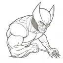 Wolverine tattoo design idea