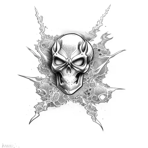 Ghost Rider tattoo design idea