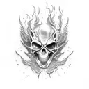 Ghost Rider tattoo design idea