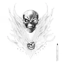 Ghost Rider tattoo design idea