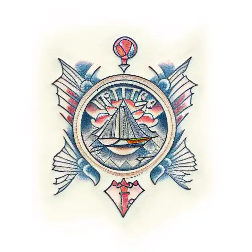 Luxury real estate tattoo design idea