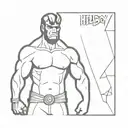 hellboy tattoo design idea