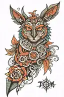 totem and tribal tattoo design idea