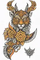 totem and tribal tattoo design idea