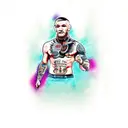 spine tattoo, conor mcgregor, unique tattoo design idea