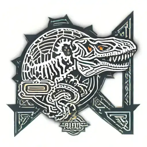 jurassic park 1993 film tattoo design idea