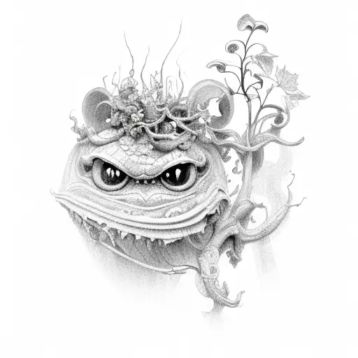 Vine tattoo design idea