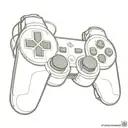 playstation 3 controller intertwined tattoo design idea