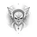 goth tribal tattoo design idea