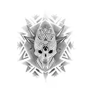 goth tribal tattoo design idea