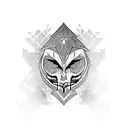 goth tribal tattoo design idea