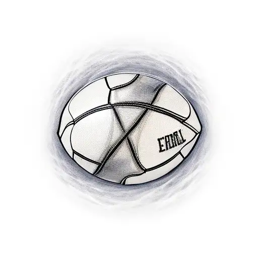 Football with stadium tattoo design idea